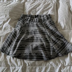 High waisted miniskirt